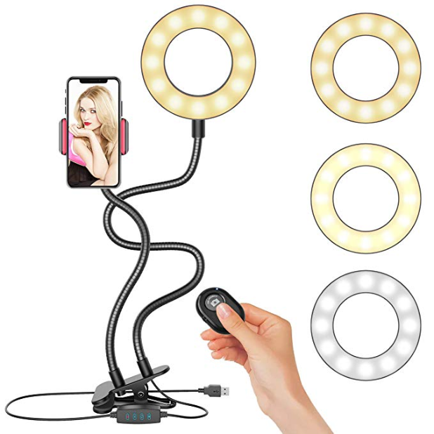 Adjustable Selfie Ring Light